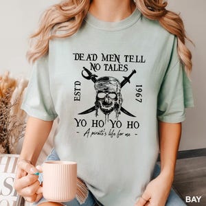 Pirates Of The Caribbean Dead Men Tell No Tales Shirt, Comfort Colors Shirt, Vintage Pirates Shirt, Retro 90s Pirates Shirt 292853