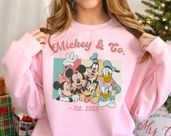 Disney Mickey and Co Sweatshirt, Disney Friends Sweatshirt, Disney Mickey and Crew Hoodie, Disney Trip Sweatshirt 291081