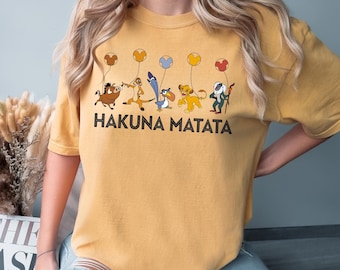 The Lion King Hakuna Matata Shirt, Comfort Colors Shirt, Disney Lion King Shirt, Disney Animal Kingdom Shirt, Disney Simba Shirt 291719