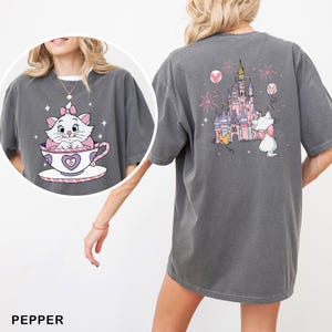 Marie Cat Tea Cup Party Shirt, Comfort Colors Shirt, The Aristocats Disney Castle Shirt, Disney Family Tee, Disneyland Cat Lady Tee 292898