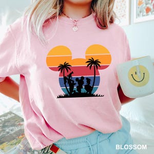Mickey and Friends Beach Shirt, Comfort Colors, Disney Surfing Shirt, Disney Summer Vibes Tee, Disney Summer Vacation Shirt 292938