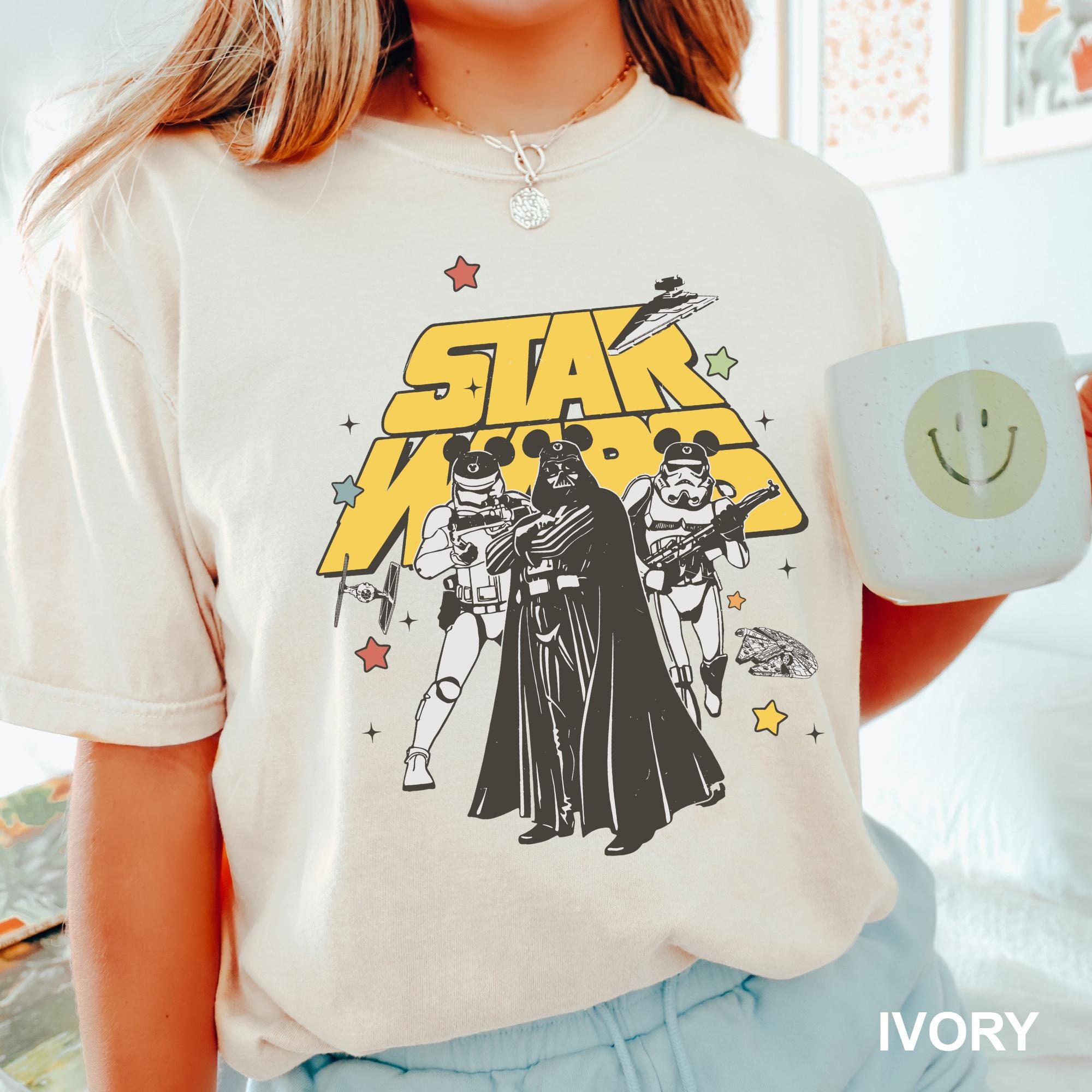 T-shirt Star Wars Blanc Unisexe - Taille XS - Imprimé Graphique Film - Très Bon état