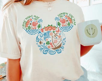 Disney Moana Mickey Head Shirt, Comfort Colors Moana Shirt, Disney Moana 2 Shirt, Disney Family Shirt, Moana 2 Movie Shirt, 291738