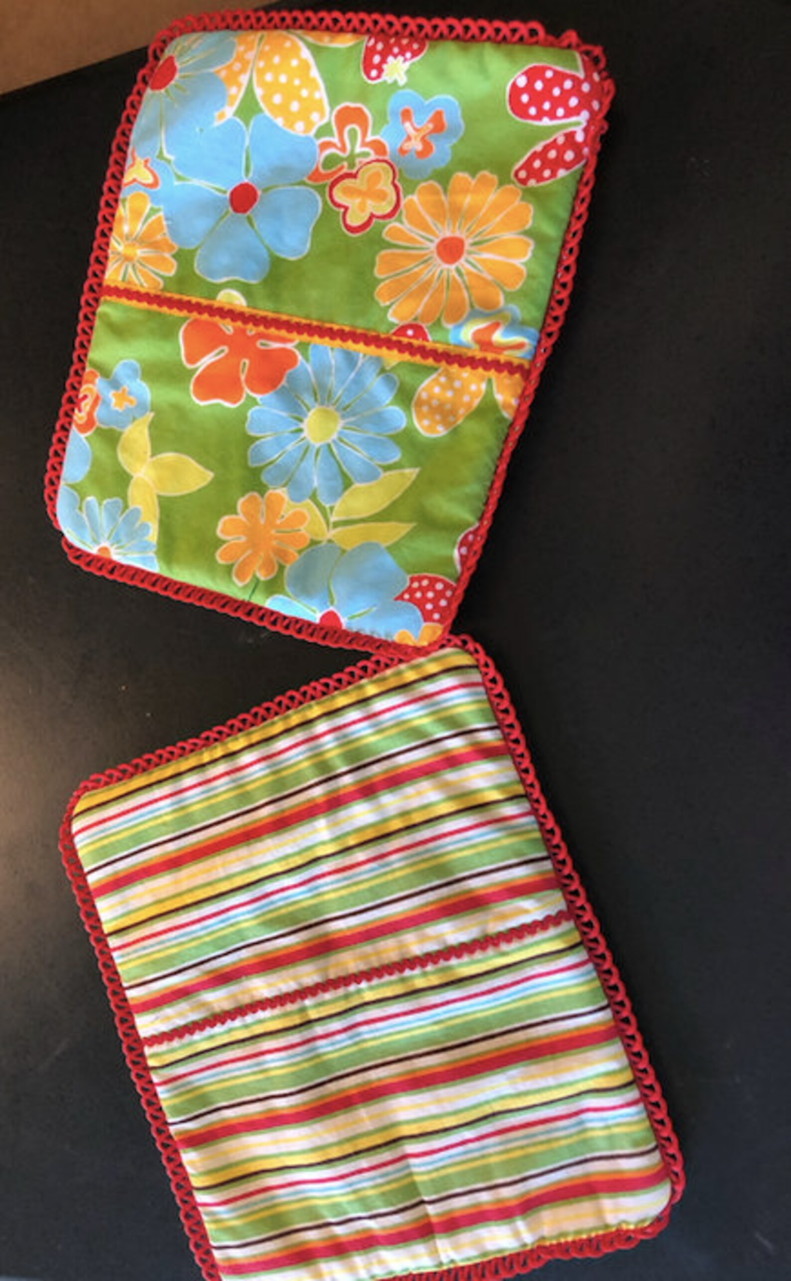 Set of 2 Hot Pads Etsy