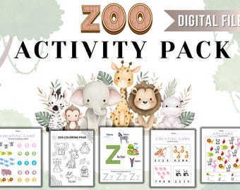 Zoo activity pack