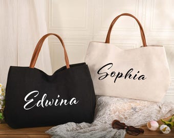Personalized Bridesmaid Gift Bag,Personalized Bridesmaid Proposal Bags,Beach Tote Bag,Bachelorette Party Bag,Bridesmaid Proposal Gift.