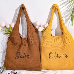 Brautjungfer Tragetaschen mit individueller Stickerei, Tragetaschen für Brautpartygeschenke, Boho Fransen-Strandtaschen für Bräute, Mädchenreisegeschenk.
