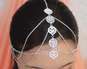 Erykah Bridal Headpiece, Hair Chain, Wedding Headpiece, Bohemian Headpiece, Head Chain, Hair Jewelry, Bridal Hair Accessories