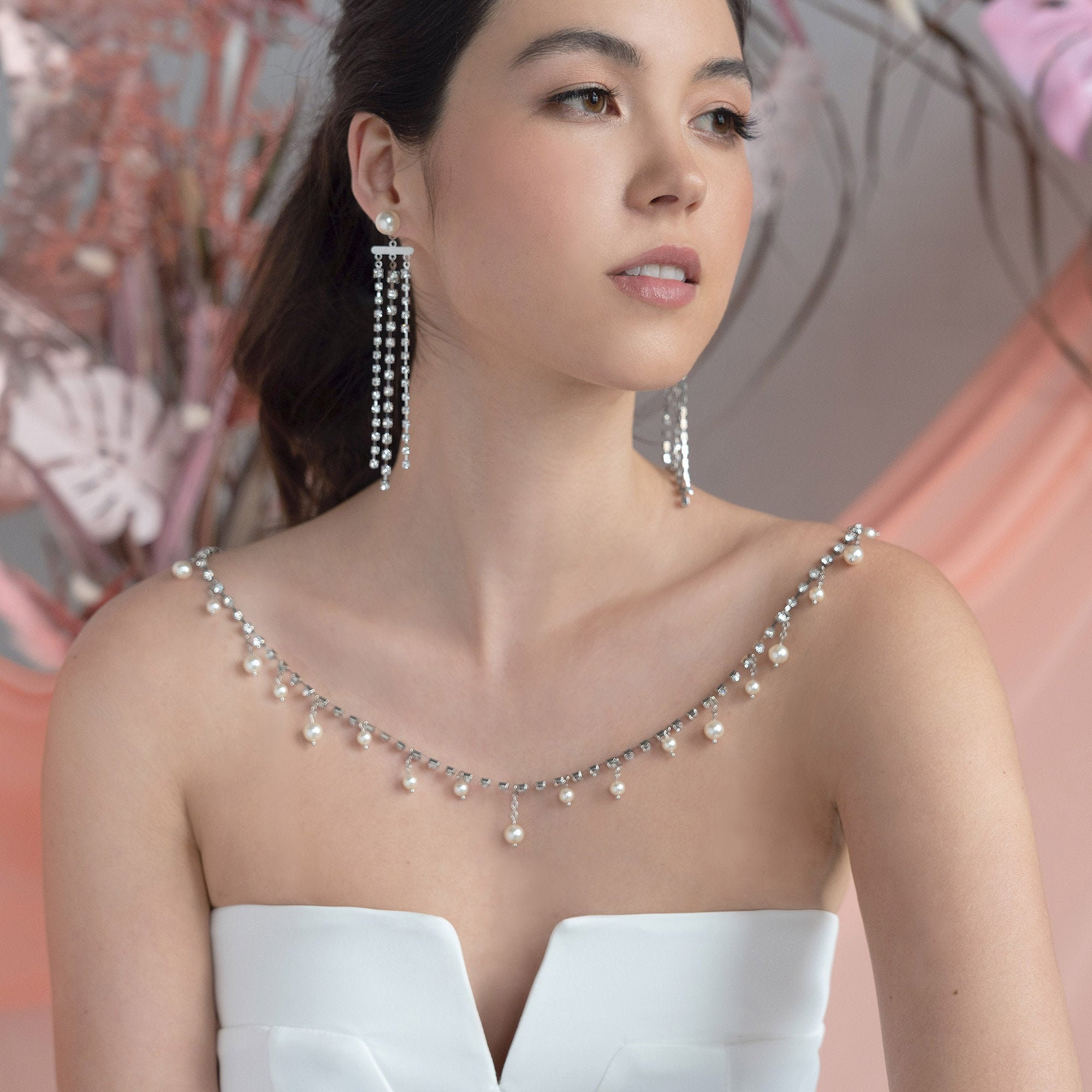 necklace for strapless prom dress How to Accessorize a Strapless Prom Dress PromGirl