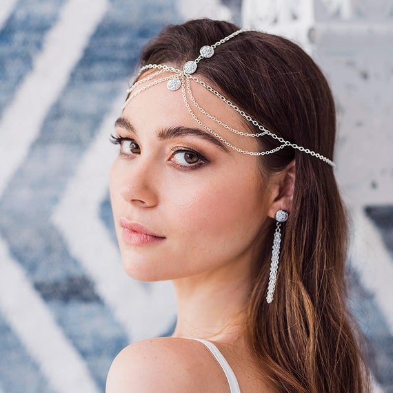 hair chain jewellery wedding