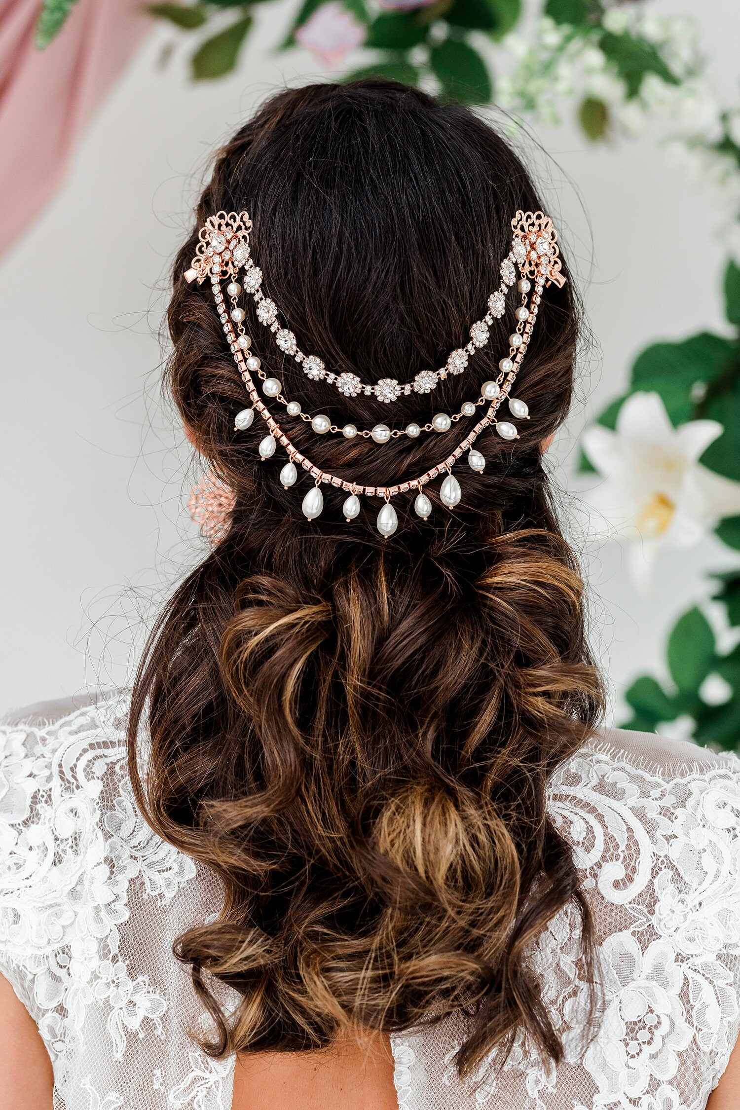 chain hair piece