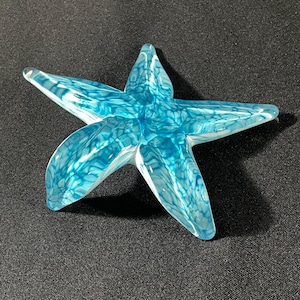 Glass Starfish - Cool Aqua - John Gibbons