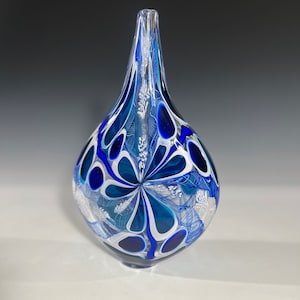 Cobalt White Switch Axis Vase by John Gibbons image 1