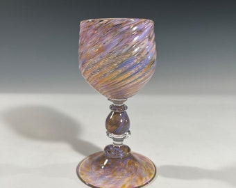 Hand Blown Drinking Glass by John Gibbons goblet wine glass