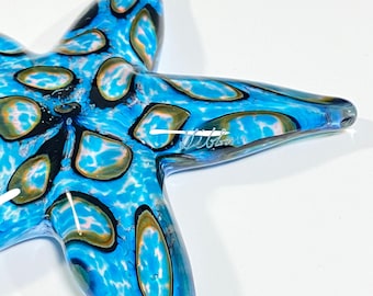 Aqua Barnacle Glass Starfish John Gibbons