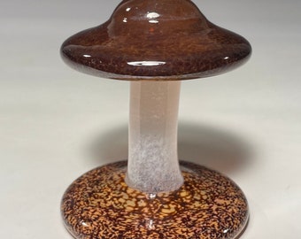 Mushroom Glass - Shiny Brown - John Gibbons