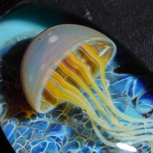Glass Jewelry - Jellyfish Pendant - John Gibbons