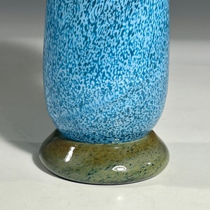 Aqua Glass Mushroom Jar by Glass Artist John Gibbons image 6