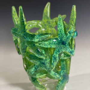 Glass Vase - Starfish Cluster - John Gibbons