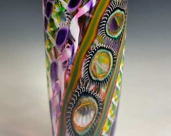 Glass Vase - Anemone  Vase hand blown glass John Gibbons