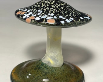 Mushroom Glass - Moss Top- John Gibbons