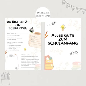 Premier jour d'école, idée de premier jour d'école, cadeau de premier jour d'école, cadeau de dernière minute, célébration du premier jour d'école, livre d'or, GPD-195