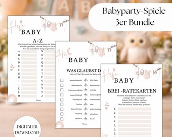 Juego para baby shower, juego para baby shower, regalo para baby shower, juegos para rellenar espacios en blanco, juego de adivinanzas, juego para revelar el género del bebé, GPD-130
