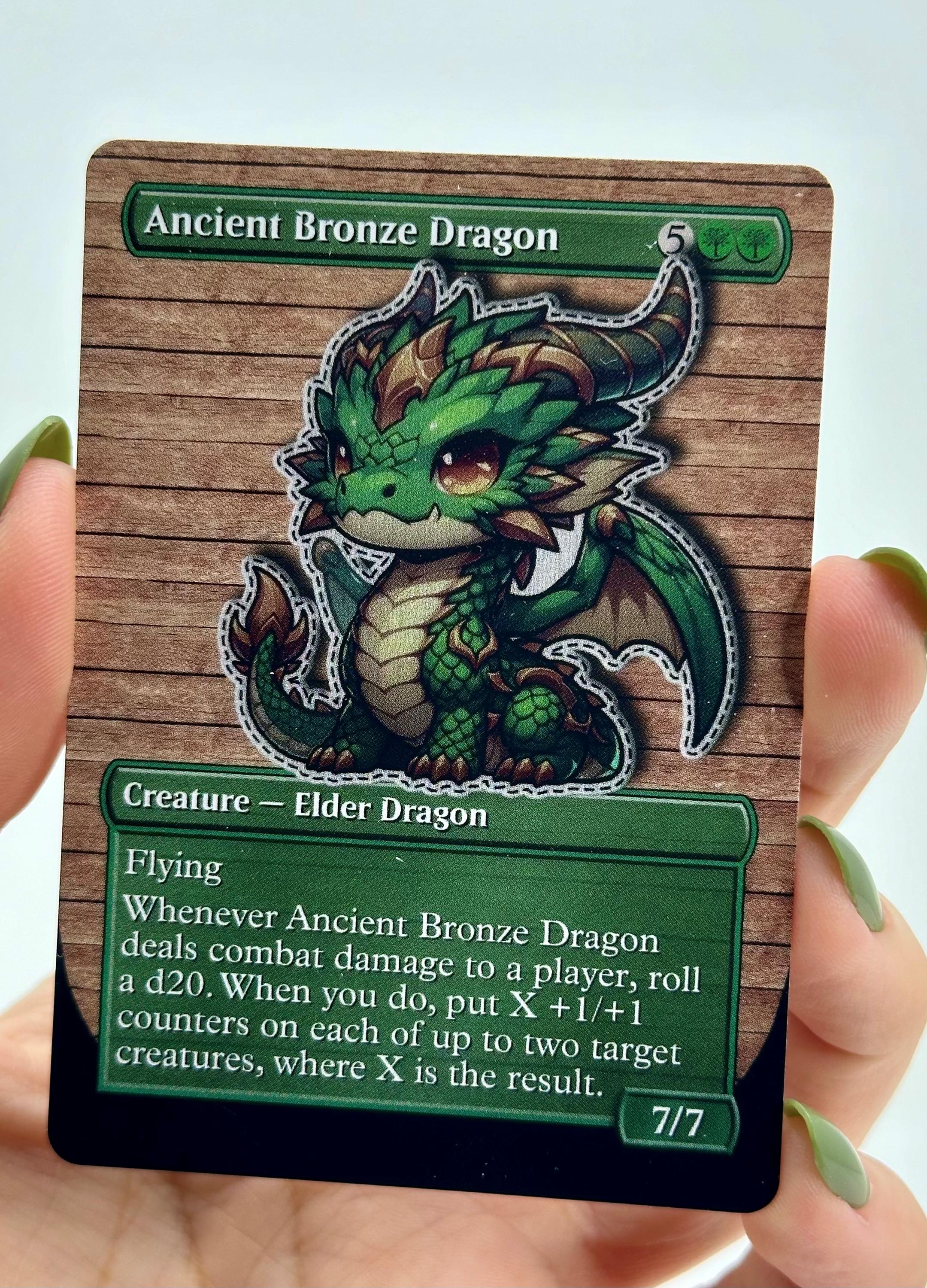 Ancient Brass Dragon Custom Art Proxy - Etsy