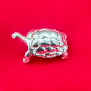 925 Sterling Silver Tortoise, Pure Solid Sterling Silver Turtle Spirituality