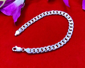 Braccialetti cubani Miami con catena a maglie in acciaio