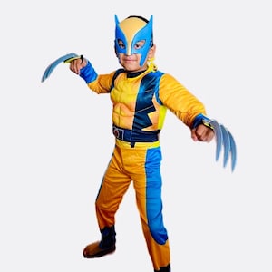 Wolverine Kid Costume- with mask and paws