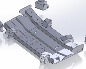 JK 3-Link Front & Triangulated 4-Link Rear Long Arm Bracket Kit – DXF Files