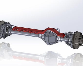 2005+ Ford Super Duty Dana 60 Low Profile Axle Truss – DXF Files