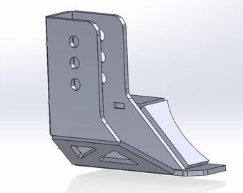 Track Bar Bracket Lower - Axle Mount - DXF Files