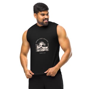Zelfs de wind en de golven gehoorzamen hem mouwloze tanktop