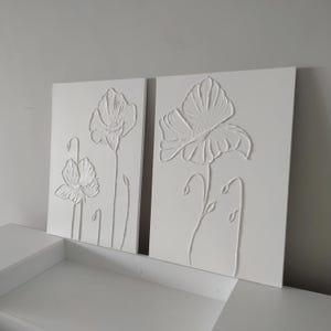 Strukturierte Gips Wandkunst: Minimalistisches Zen Dekor