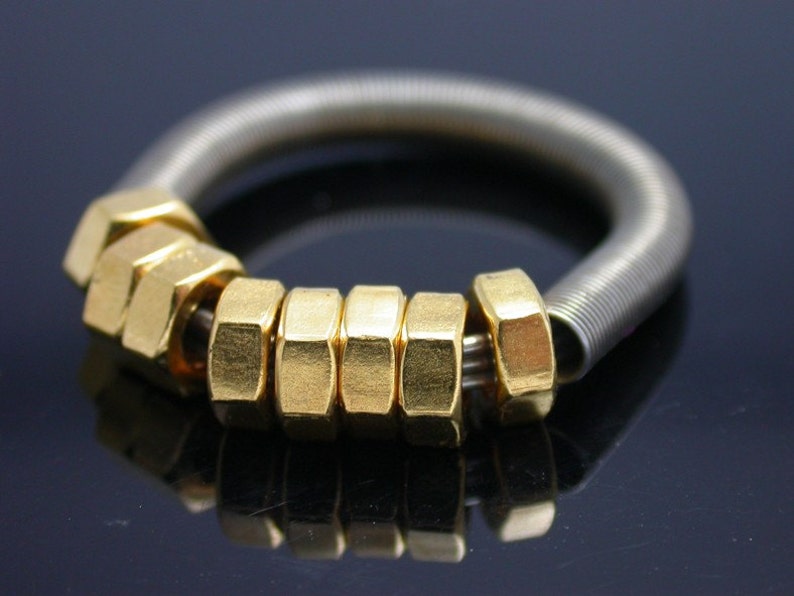 GB-8 Golden Nuts Ring image 3
