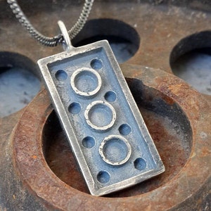 Silver Brick 24-Apocalyptic-Gift for him-for her-Rugged-Rustic-grange-Burning Man-Cool-Gift-MJ image 2