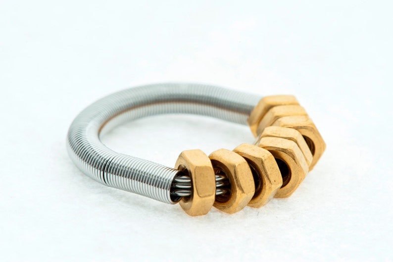 GB-8 Golden Nuts Ring image 2
