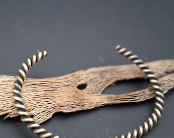 Twisted snake Brass Cuff -rugged Bracelet-Brass Cuff- Men Cuff-Brass bracelet-Grange cuff bracelet-Mens Bangle bracelet-Brass bangle