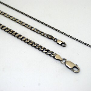 Panzer-curb Chain-mens Silver Chain-cool-simple Silver Chain-3.5w-mens ...