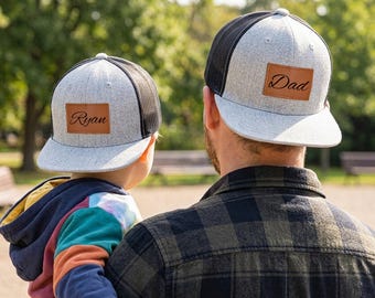 Cappelli personalizzati per padre e figlio, cappelli coordinati per papà e bambino, cappellino snapback personalizzato con nome, cappellino per bambini, cappellino per bambini adulti, regalo per papà, cappello per papà