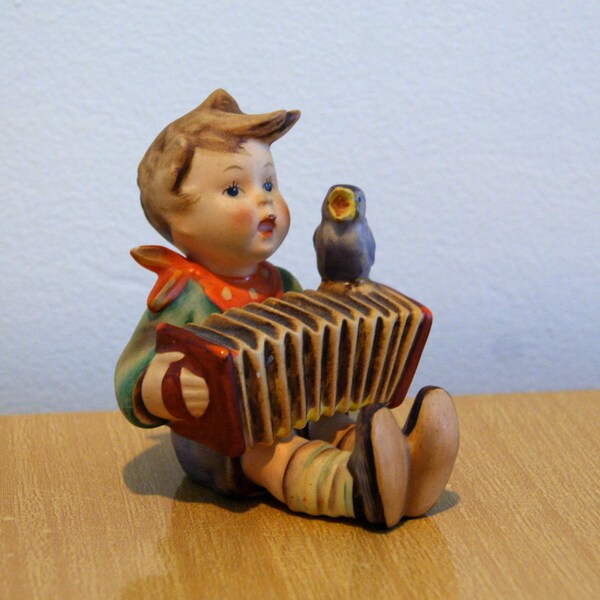 Boy Singing with Bird - Hummel Figurine - JV