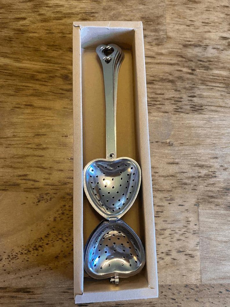 Heart Shaped Tea Infuser, Tea Strainer With Handle, Tea Steeper, Tea ...