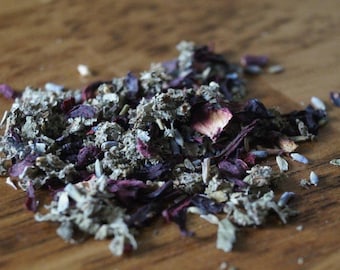 Lavendel Himbeer Kräuter Lose Blatt Tee: Koffeinfrei, Floral Tee, Gourmet Tee, Hibiskus, Lavendel, Himbeer Lavendel Tee, Eistee