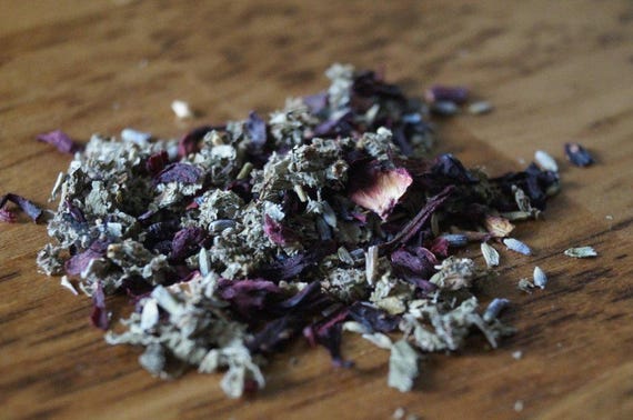 Lavender Raspberry Herbal Loose Leaf Tea: Caffeine Free, Floral Tea, Gourmet Tea, Hibiscus, Lavender, Raspberry Lavender Tea, Iced Tea
