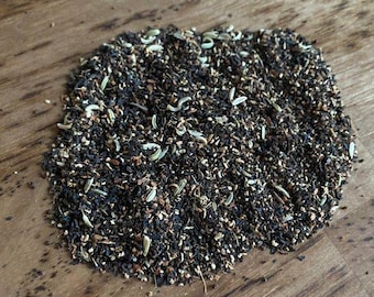 Thé chai biologique - Thé en vrac, Thé noir, Mélange de thé noir, Contient de la caféine, Thé cadeau, Thé épicé, Thé Chai, Chaï indien, Thé biologique