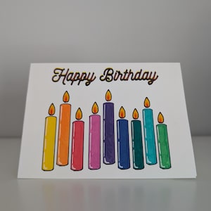 Birthday Candle Card