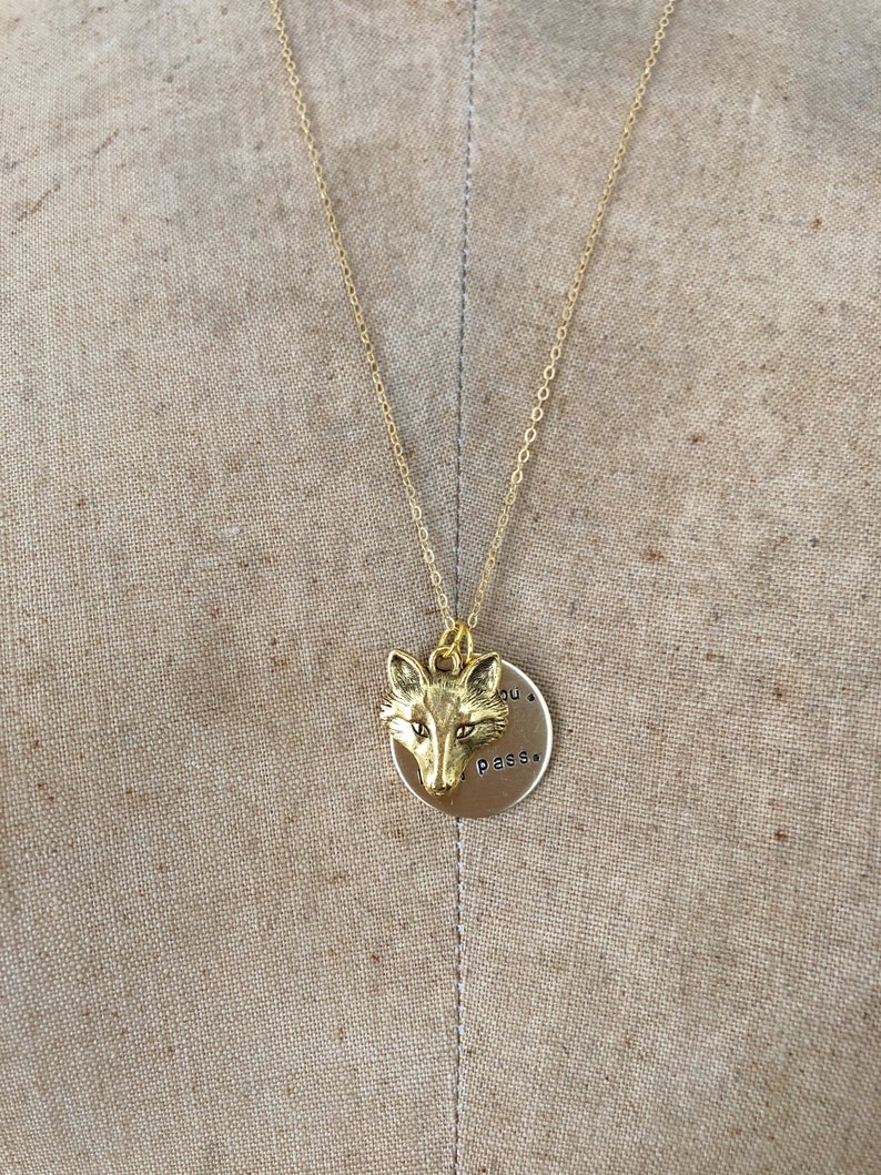 i love you itll pass necklace / fleabag inspired necklace / hot priest fox necklace / fox charm necklace / fleabag necklace / hot priest image 3