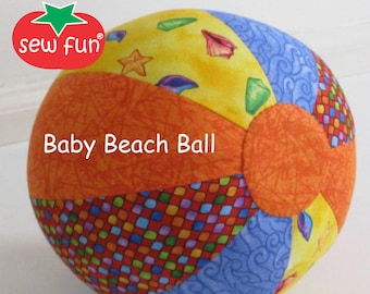 Quilted Beach Ball Sewing Pattern Sew Fun® Sewing Pattern, PDF download